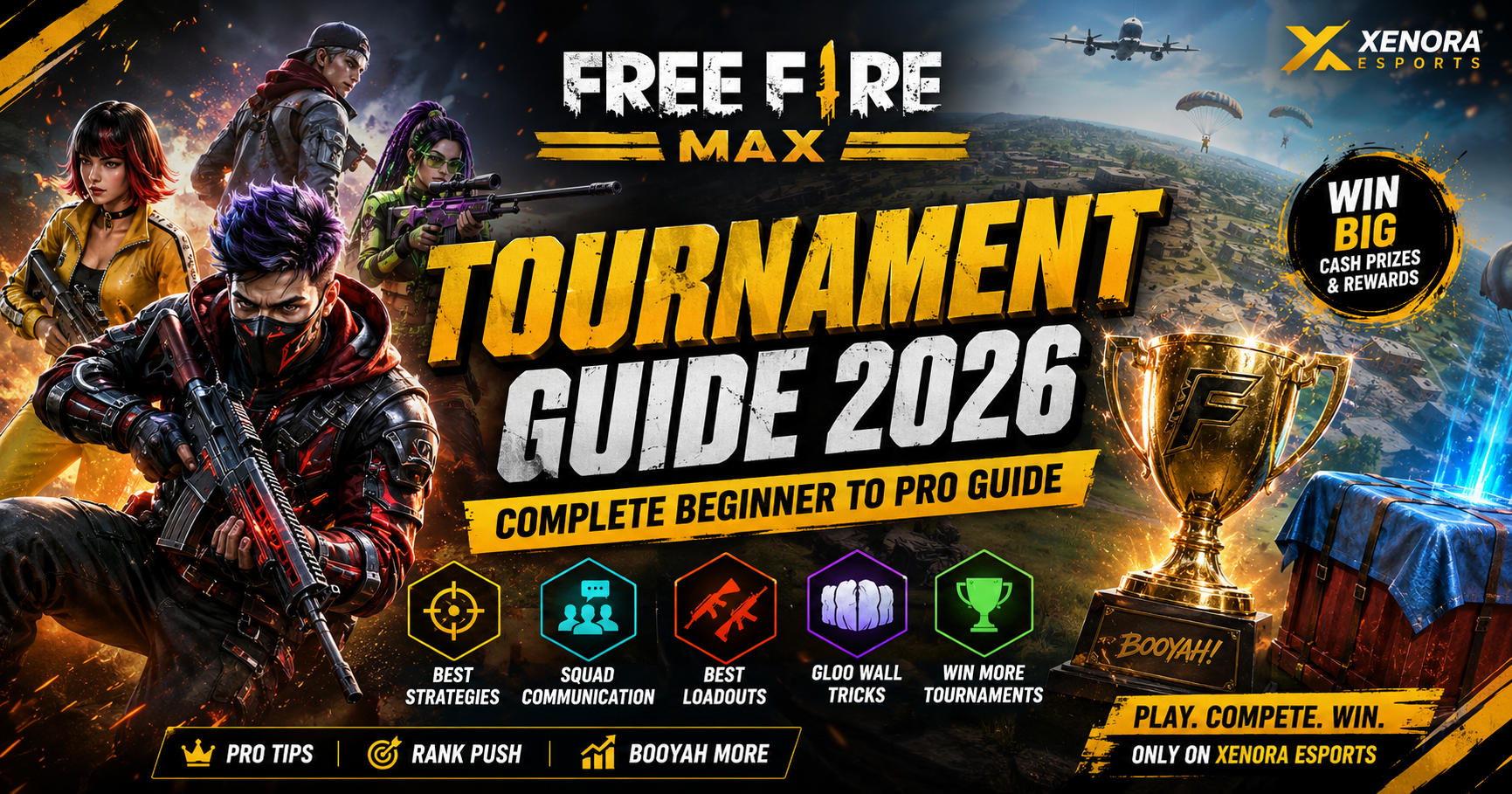 Free Fire MAX Tournament Guide 2026: Complete Beginner to Pro Guide