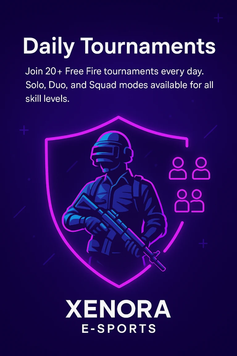 Daily Free Fire Tournaments