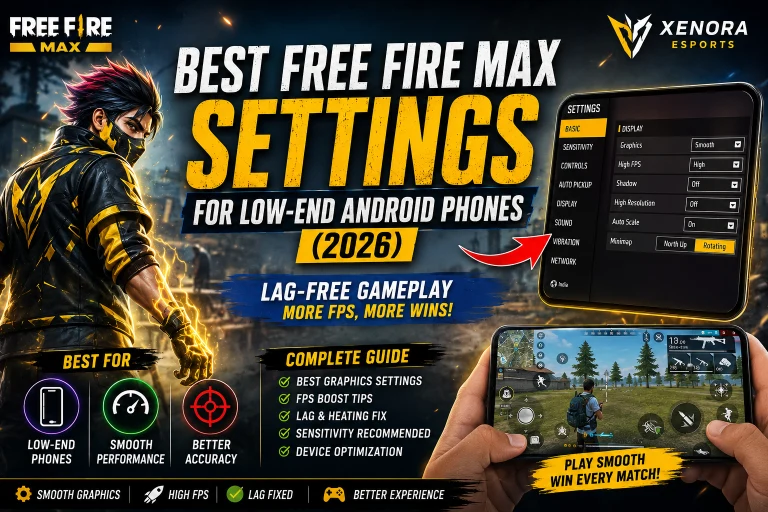 Best Free Fire MAX Settings for Low-End Android Phones (2026) – Lag-Free Gameplay Guide