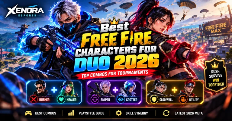 Best Free Fire Characters for Duo 2026: Top Combos for Tournaments