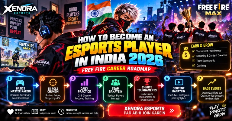 How to Become an Esports Player in India 2026: Free Fire Career Roadmap