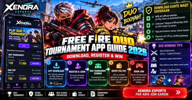 Free Fire Duo Tournament App Guide 2026: Download, Register & Win